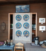 茨城県の染色作家石山修の展覧会atつくば市手打ちそば森の家