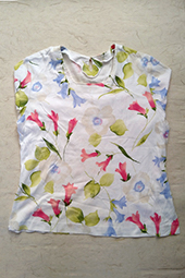 藍染めリメイク カットソー1 Before